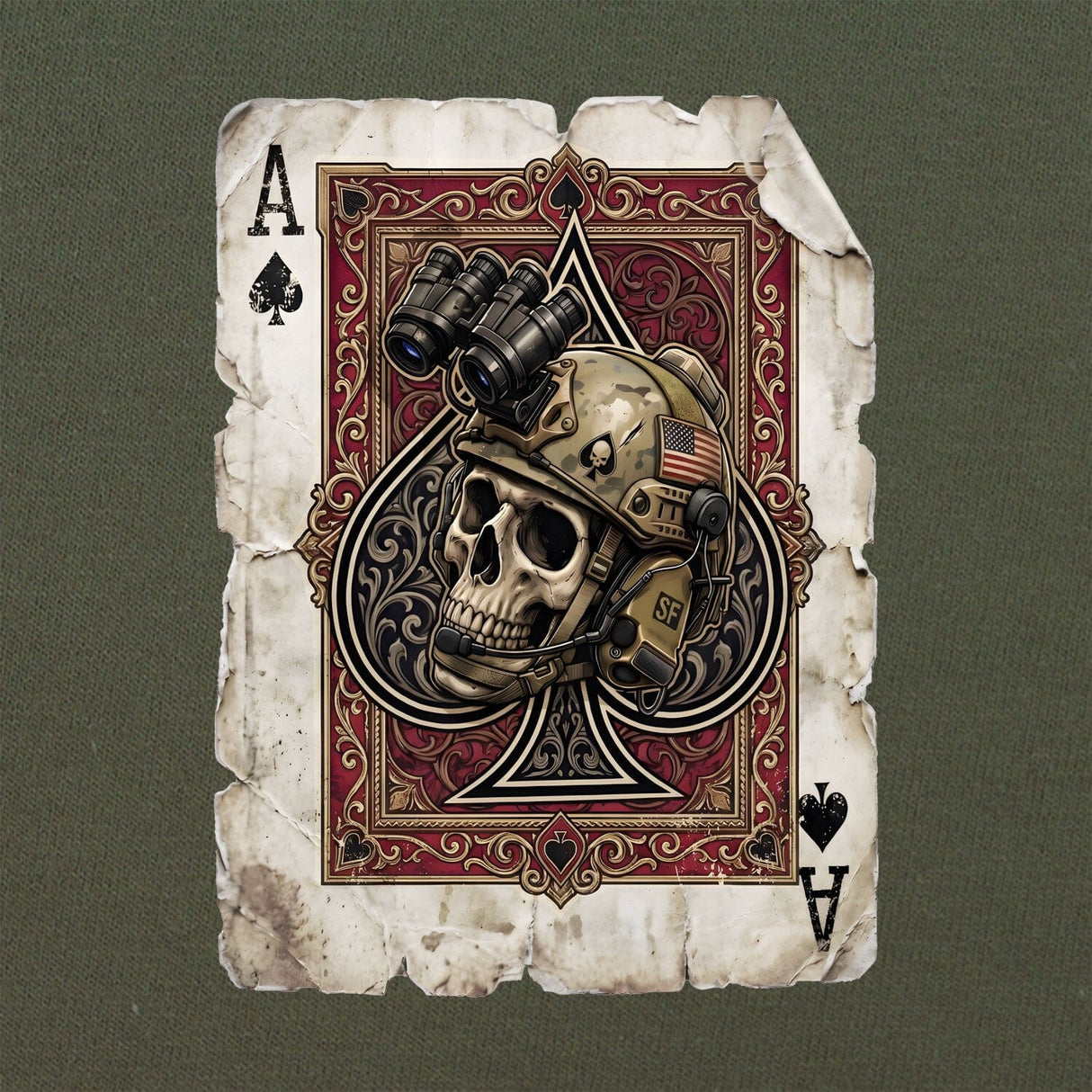Ace of Spades Skull T-Shirt Shirts