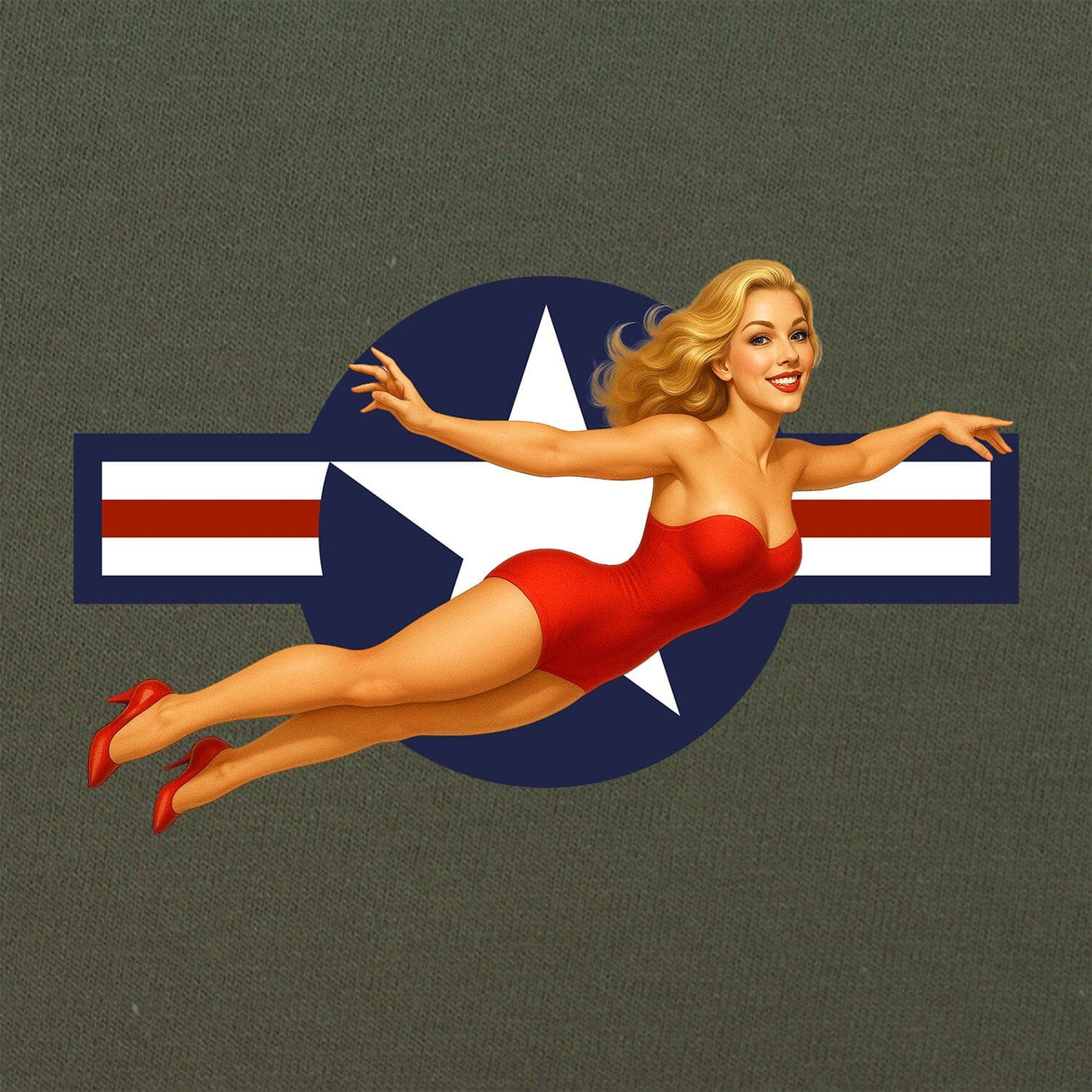 Air Force Flying Woman T-Shirt