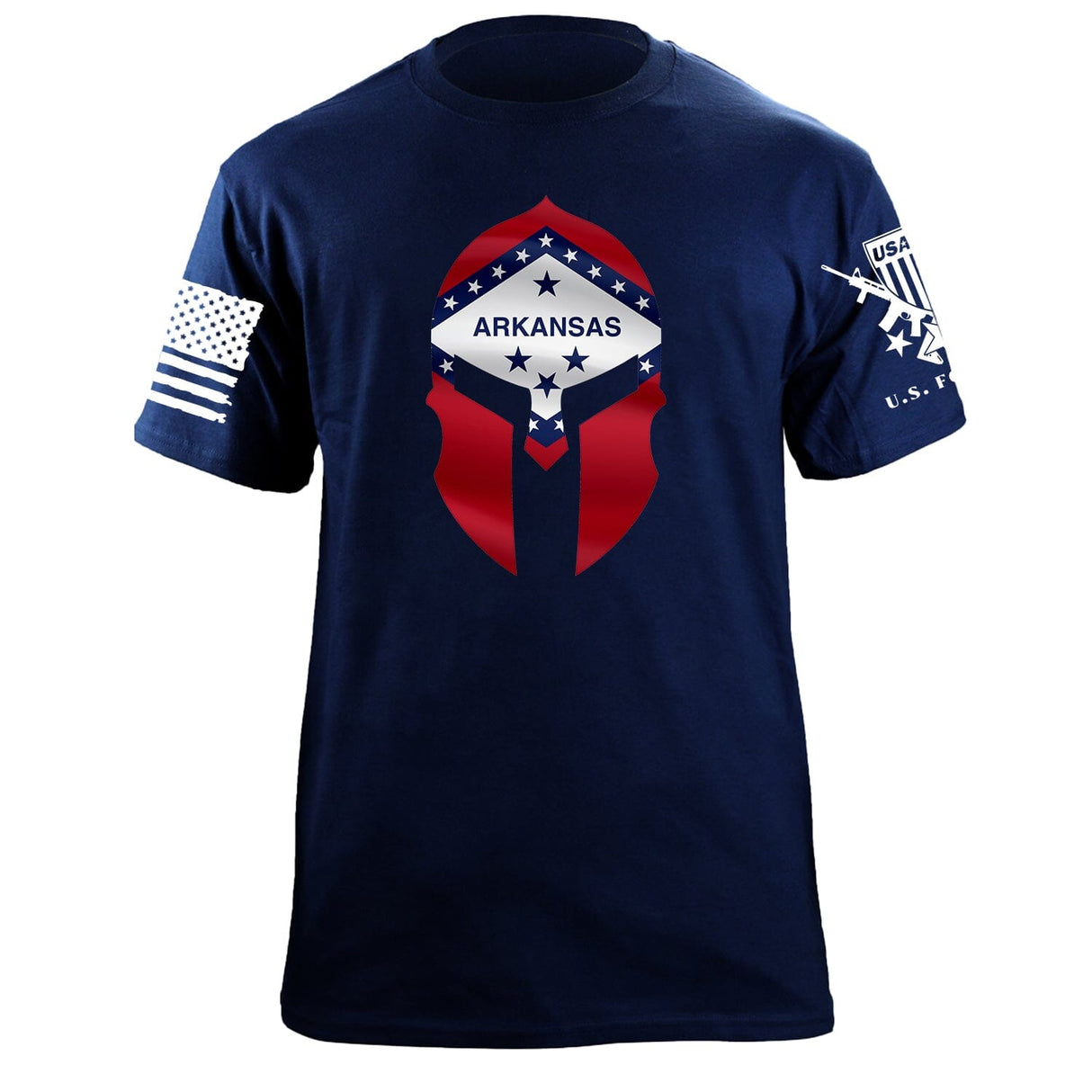 Arkansas Spartan T-Shirt Shirts 87467-S-NAVY