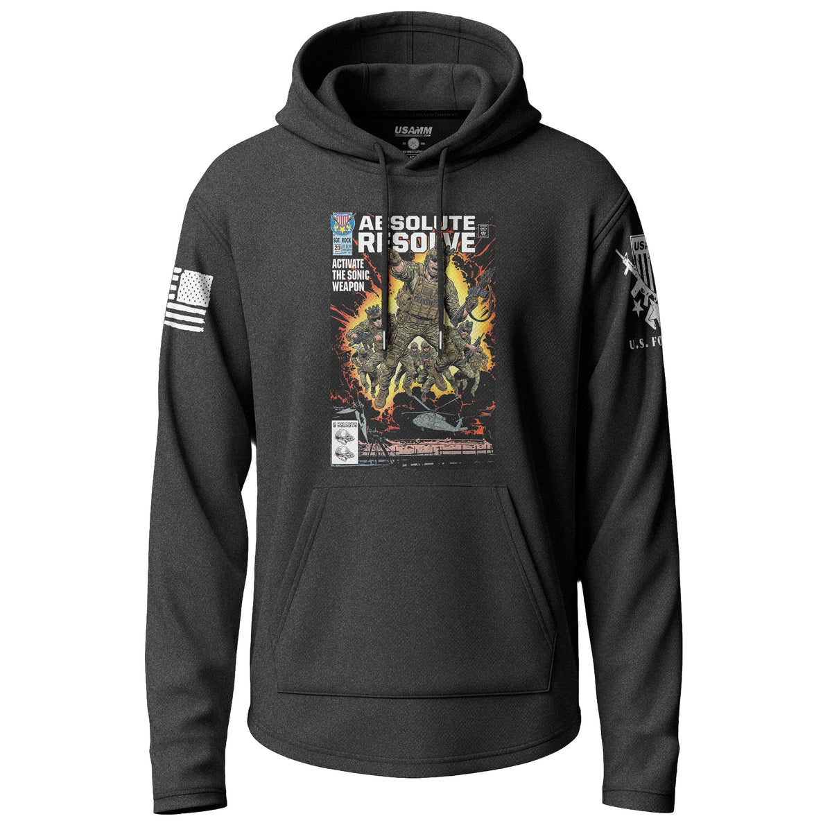 Absolute Resolve Lightweight Hoodie Lightweight Hoodie 90019-S-BK-THIN