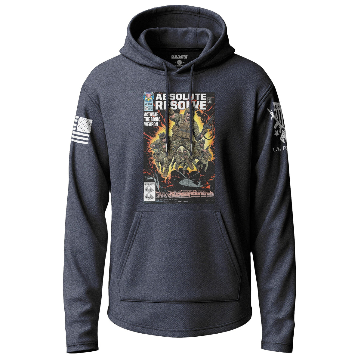 Absolute Resolve Lightweight Hoodie Lightweight Hoodie 90019-S-NAVY-THIN