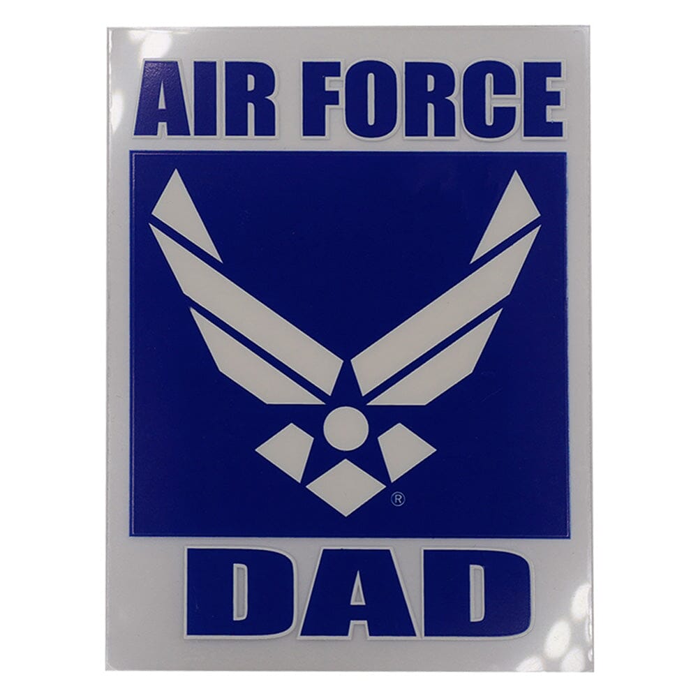 Air Force Dad Mylar Decal Stickers and Decals