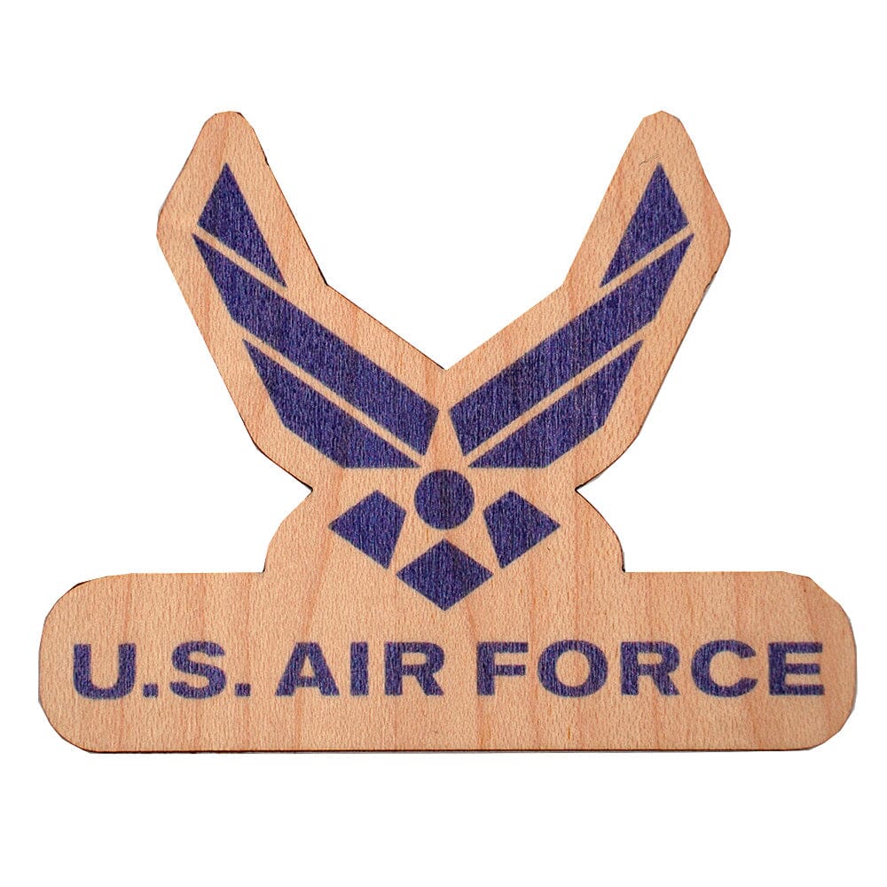 Air Force Wooden Sticker Stickers and Decals