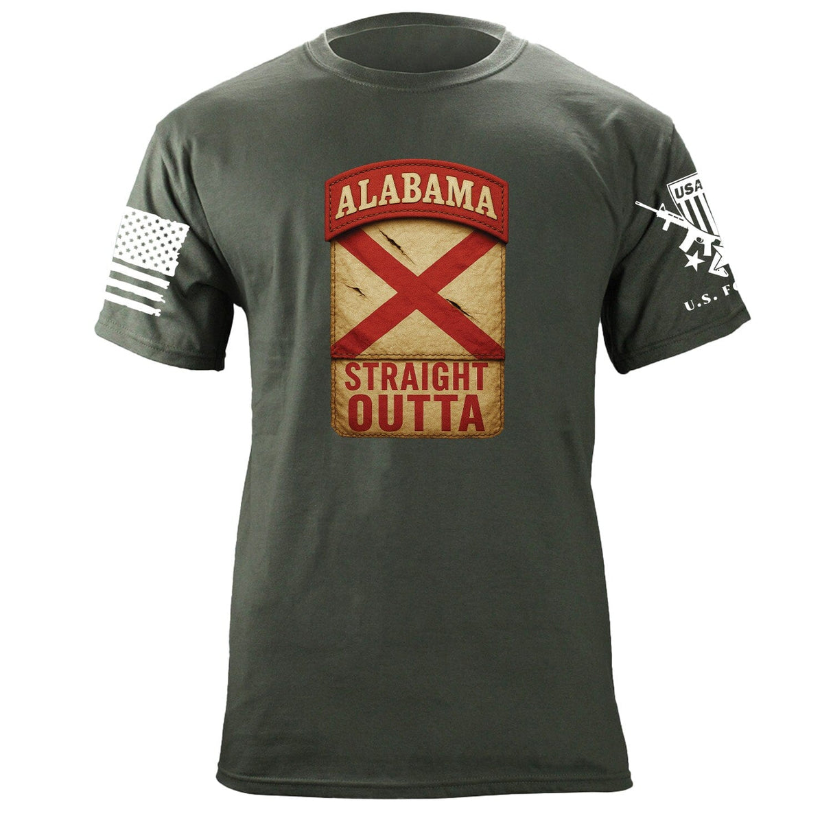 State Tab Shirt: Alabama Shirts 86394-S-MG