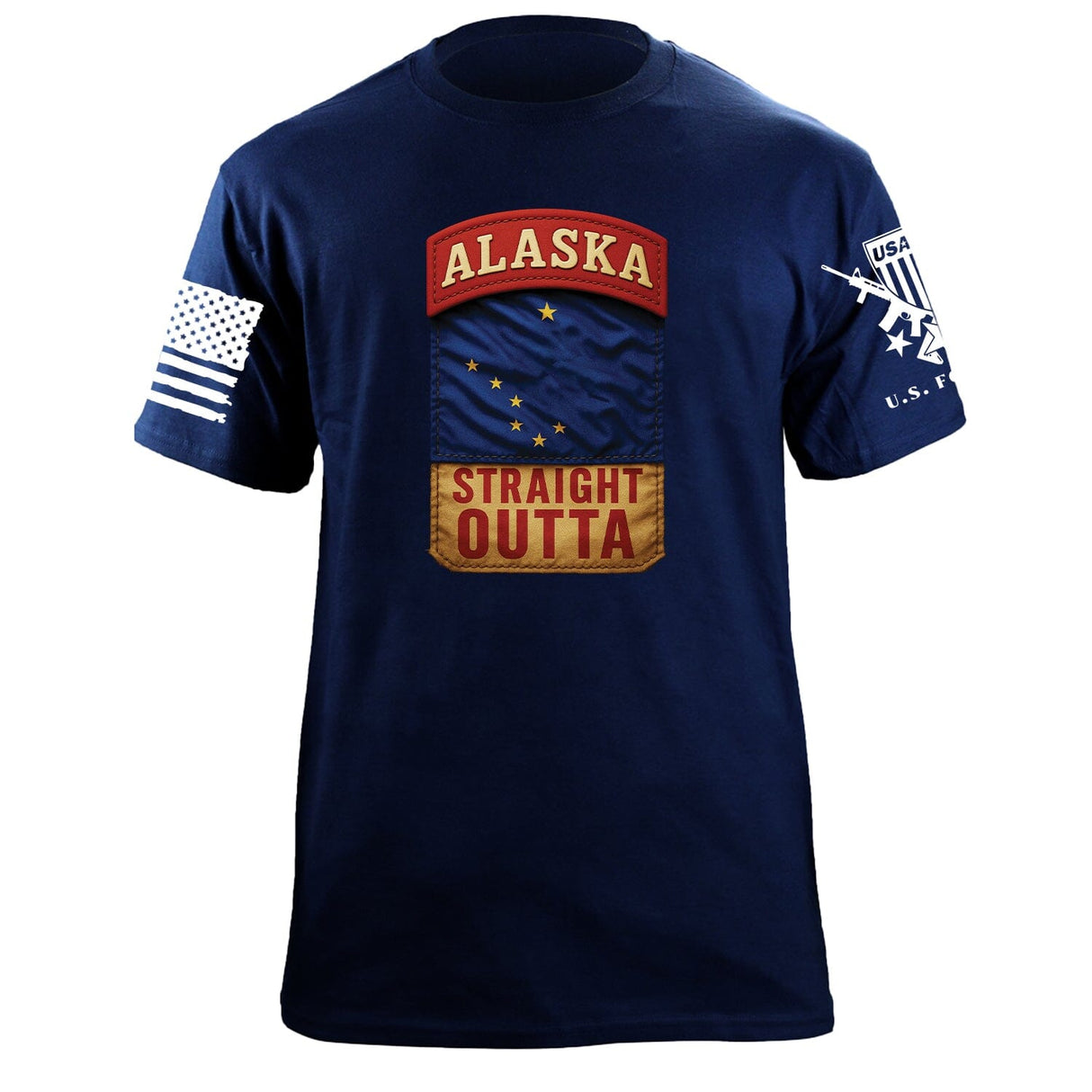 State Tab Shirt: Alaska Shirts 86395-S-NAVY