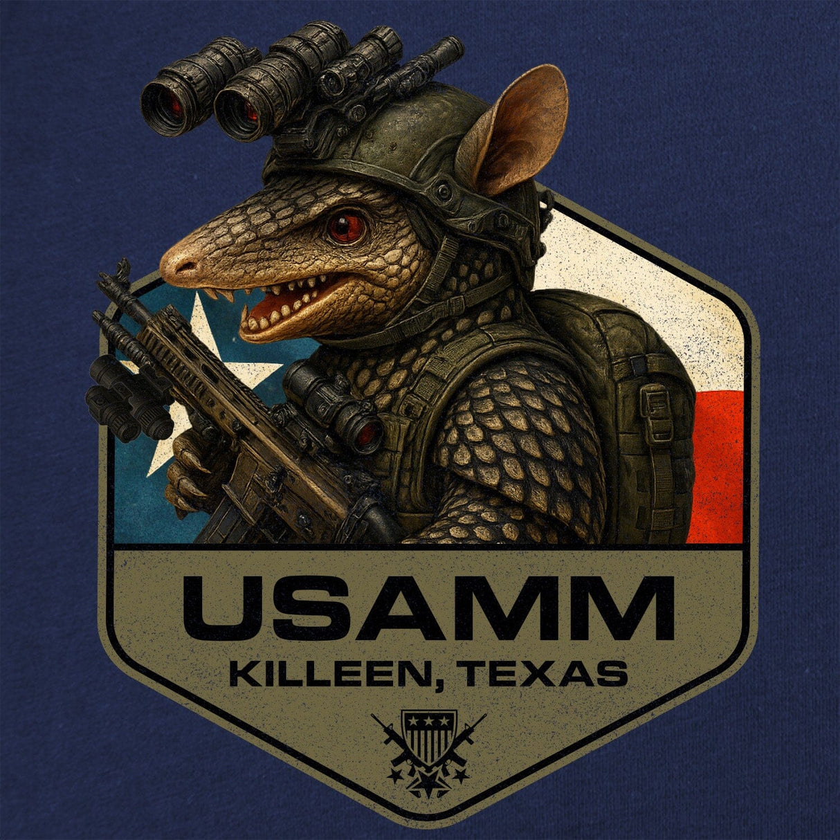 Armadillo Operator Polygon Texas T-Shirt Shirts