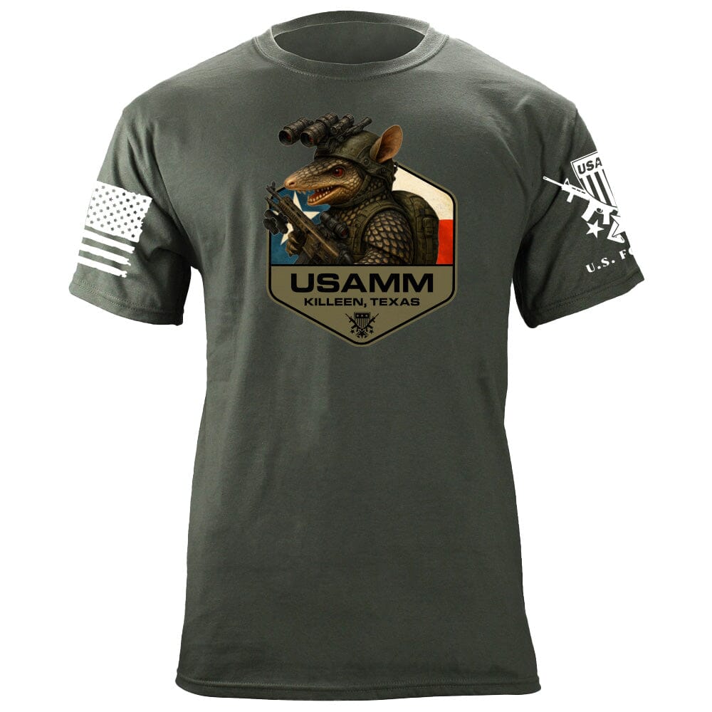 Armadillo Operator Polygon Texas T-Shirt Shirts 86360-S-MG