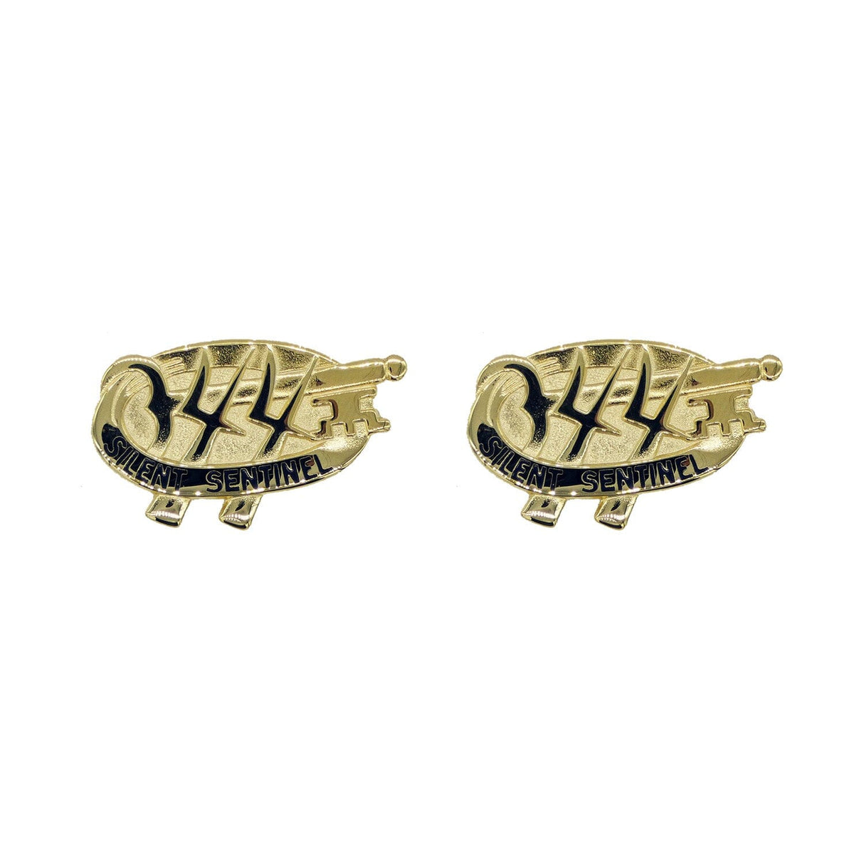 344th Military Intelligence Battalion Unit Crest (Silent Sentinel) - Sold in Pairs Army Unit Crests