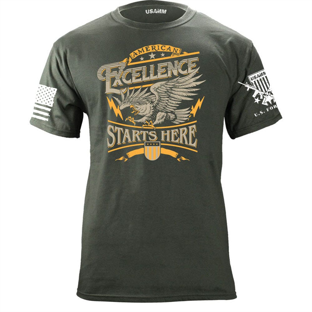 American Excellence Starts Here T-Shirt Shirts 56.076.MG