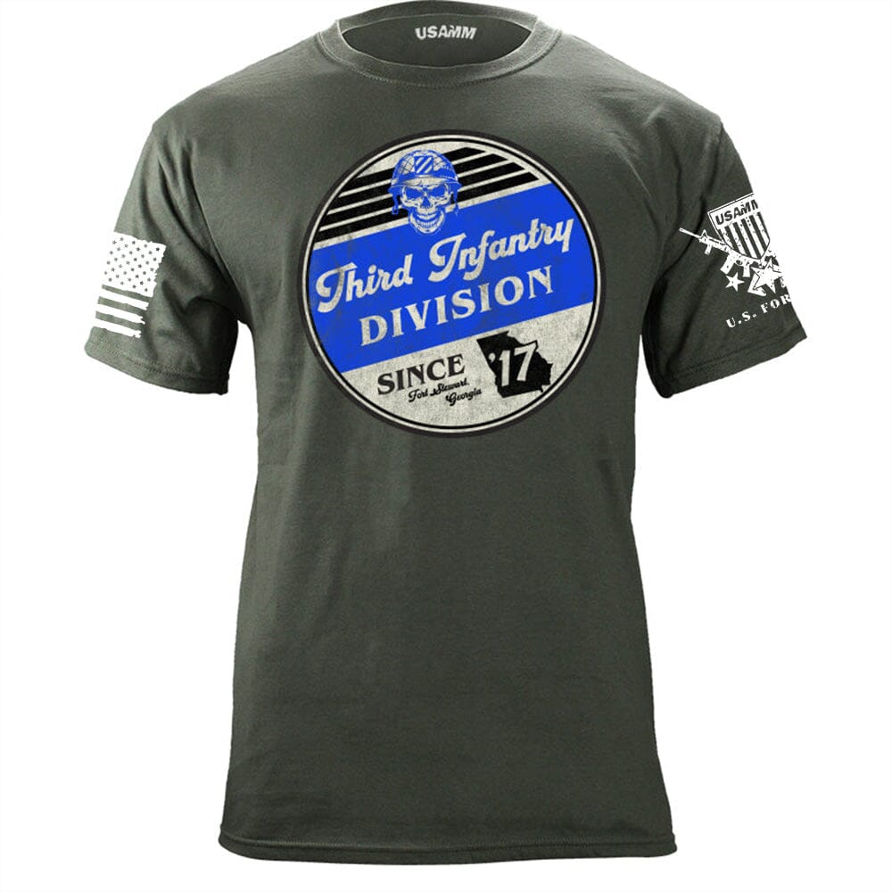Infantry Division Retro Circle T-Shirts Shirts & Tops 56.241.MG
