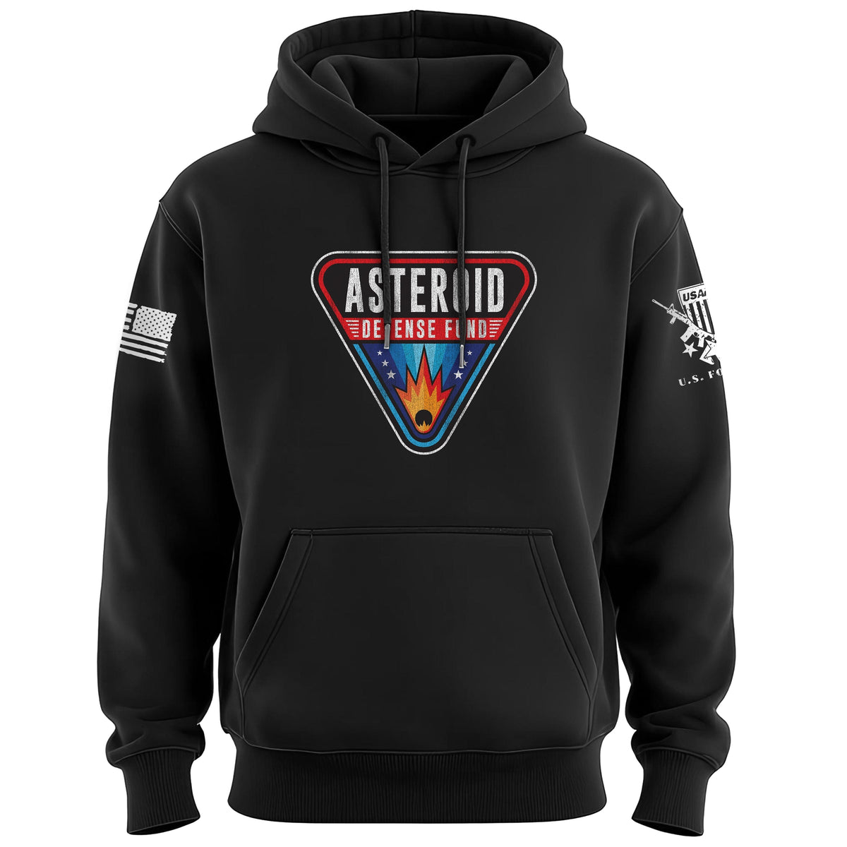 Asteroid Defense Fund Graphic Hoodie Hoodies 100024-S-BK