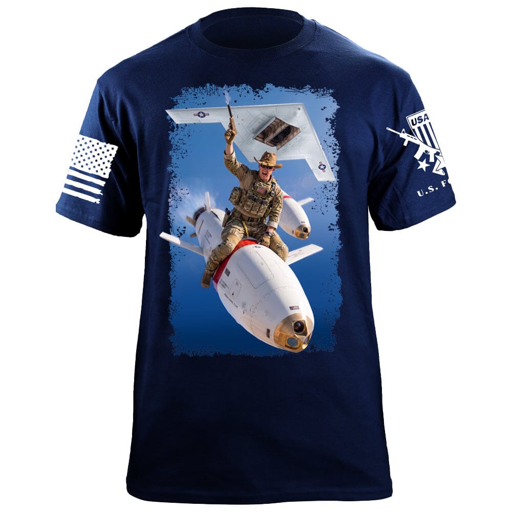 B-21 Cowboy T-Shirt Shirts 88196-S-NAVY