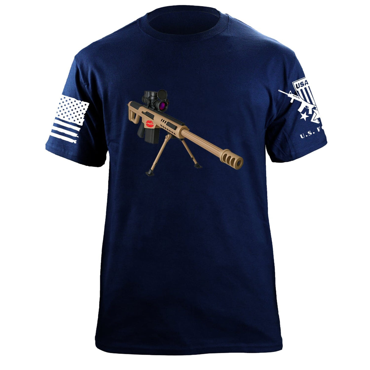 Barrett Kiss T-Shirt Shirts 87344-S-NAVY