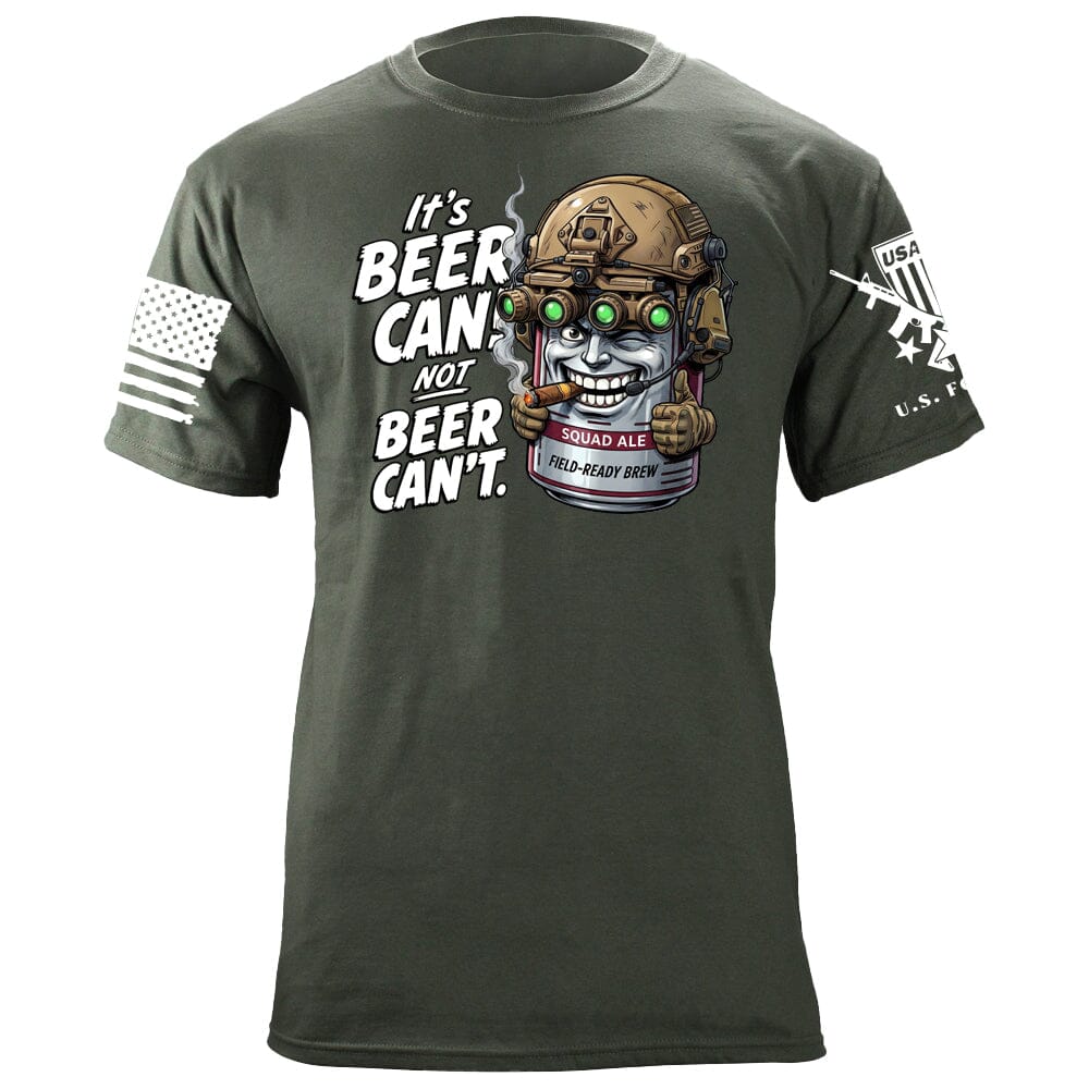 Beer Can not Beer Can't T-Shirt Shirts 88063-S-MG