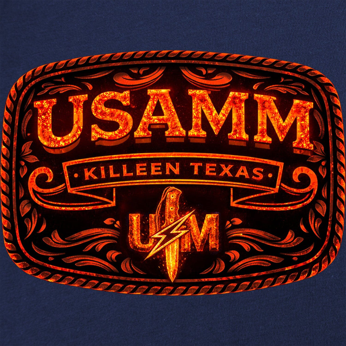 USAMM Belt Buckle T-Shirt Shirts