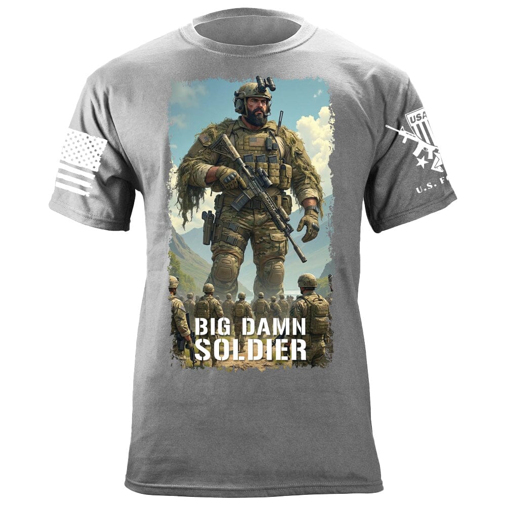 Big Damn Soldier T-Shirt Shirts 88163-S-HG