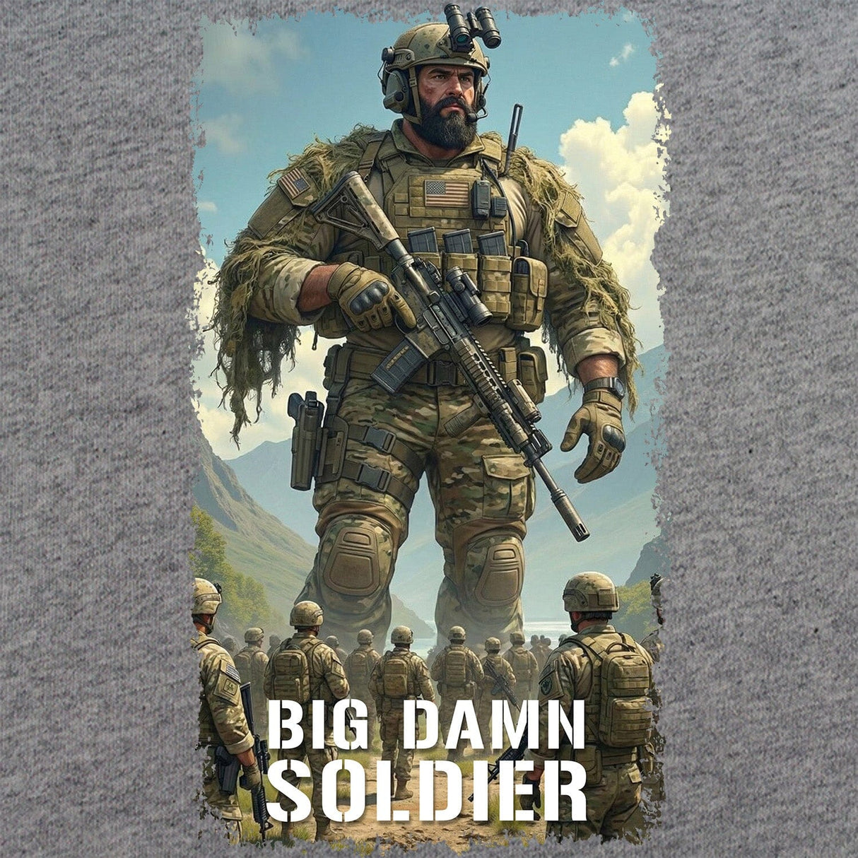 Big Damn Soldier T-Shirt Shirts
