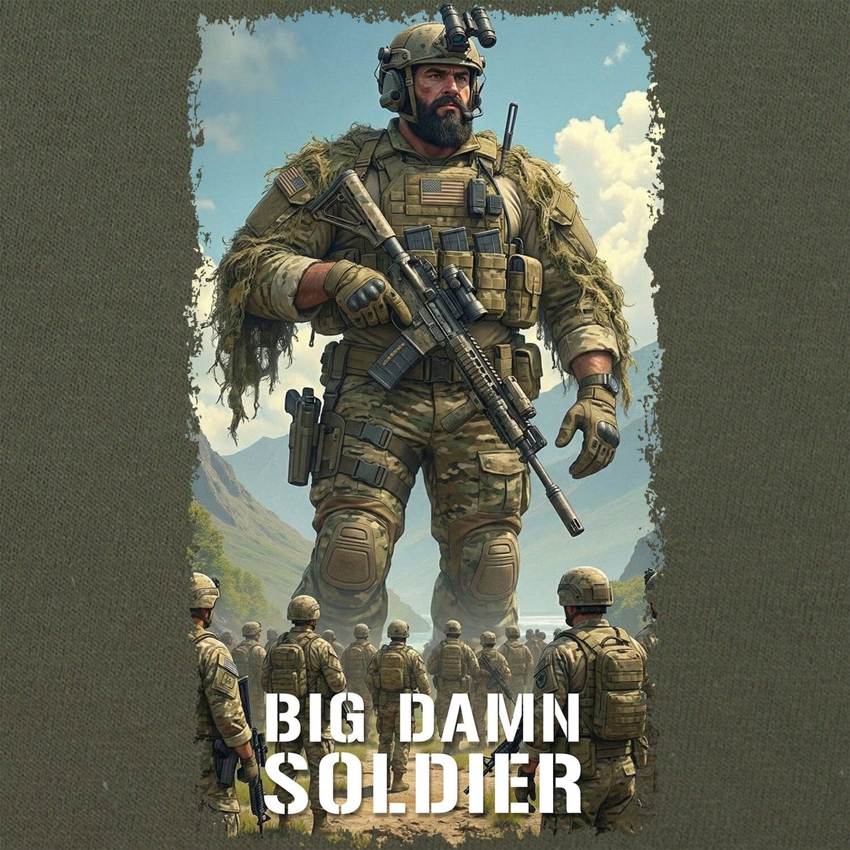 Big Damn Soldier T-Shirt Shirts