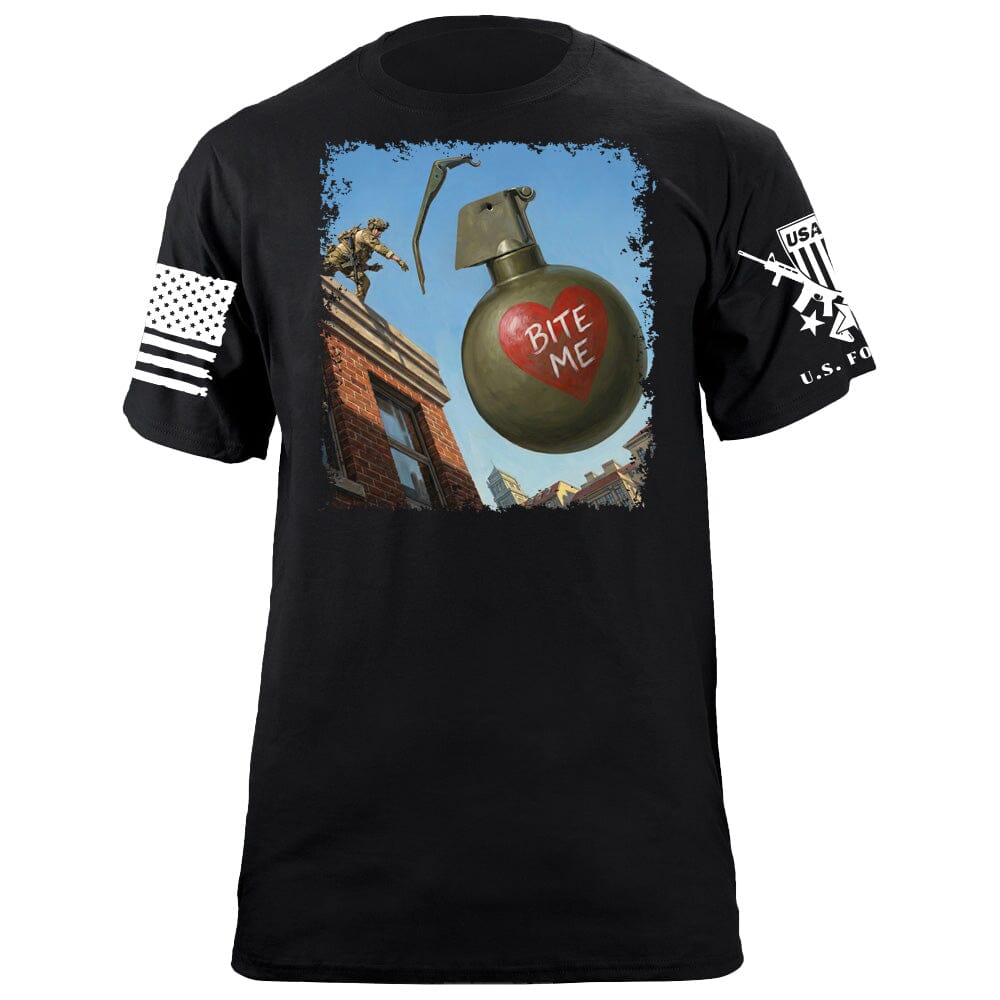 Bite Me Grenade T-Shirt Shirts 88164-S-BK
