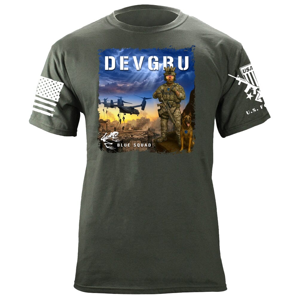 DEVGRU Blue Squadron T-Shirt Shirts 88017-S-MG