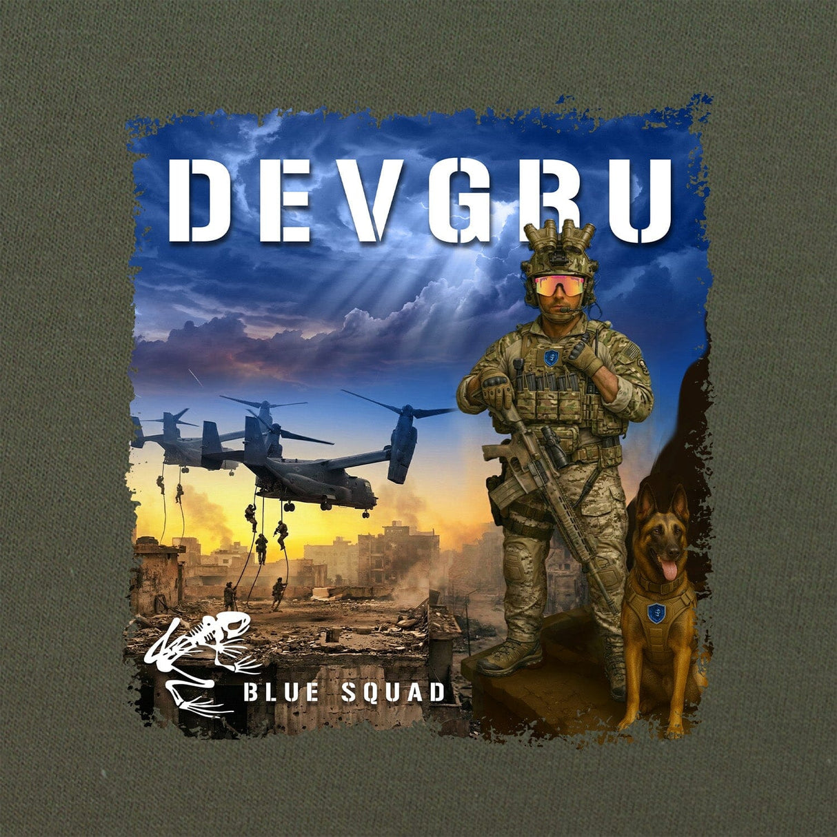 DEVGRU Blue Squadron T-Shirt Shirts