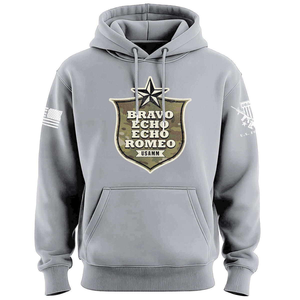 Bravo Echo Echo Romeo Shield Hoodie Hoodies