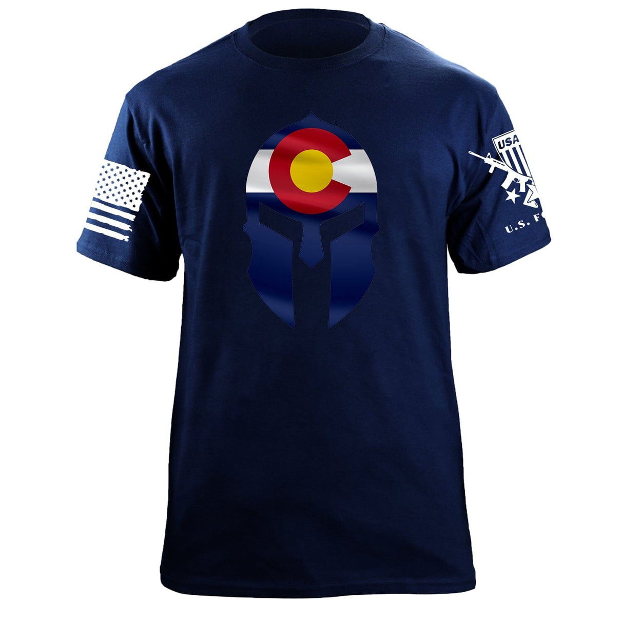 Colorado Spartan T-Shirt Shirts 87469-S-NAVY