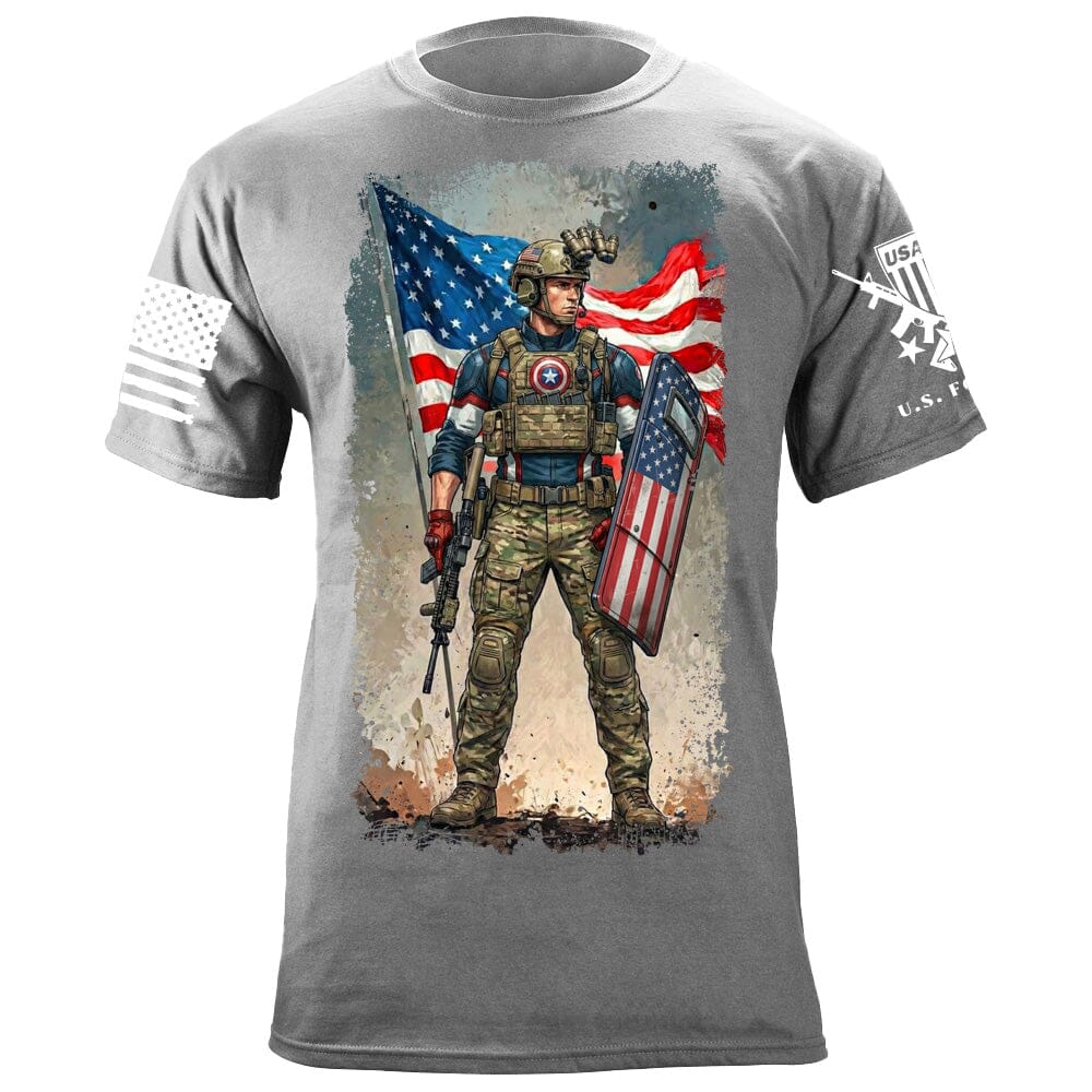 Captain USA T-Shirt Shirts 88171-S-HG