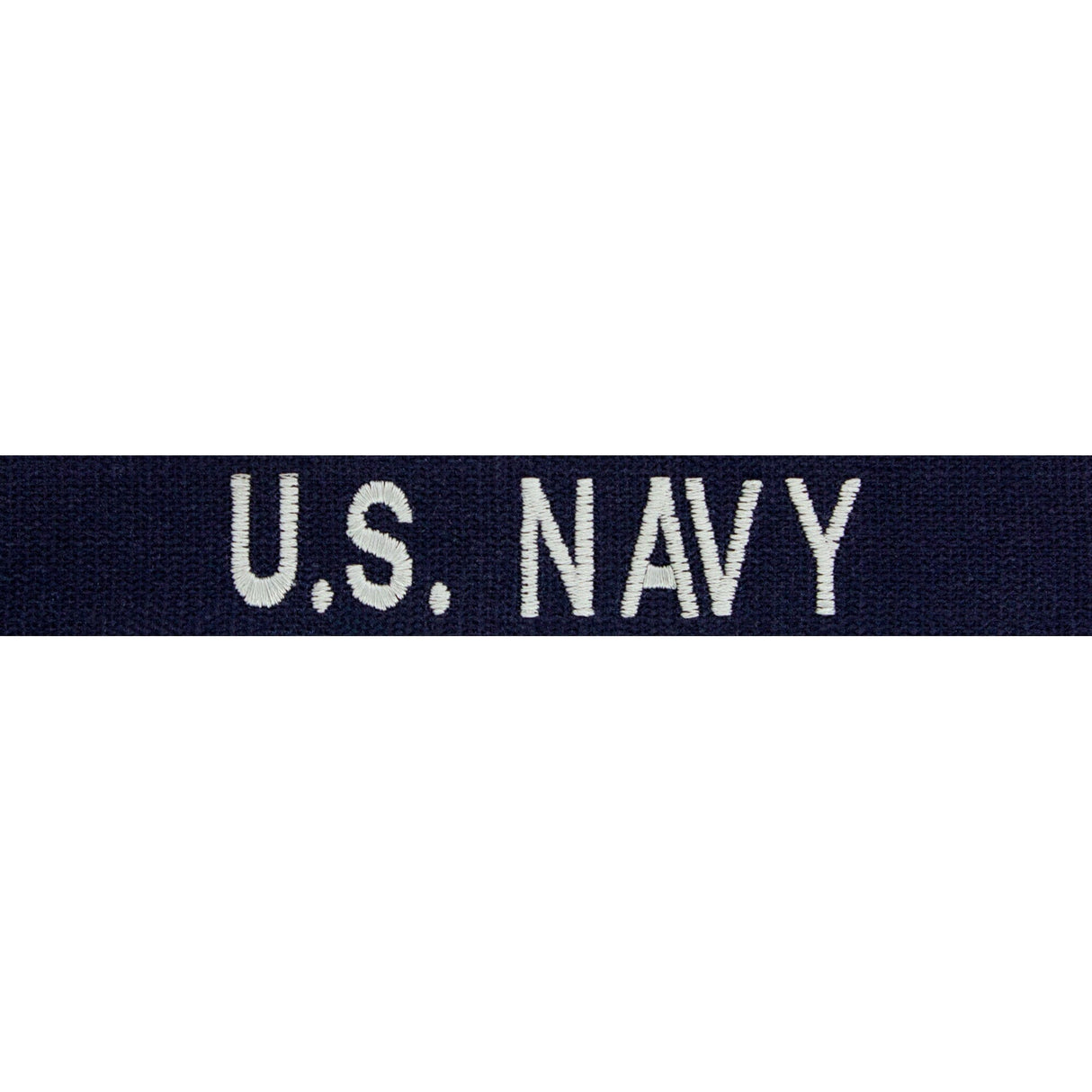 US Navy Gray Enlisted Branch Tape Embroidered Name / Branch Tapes