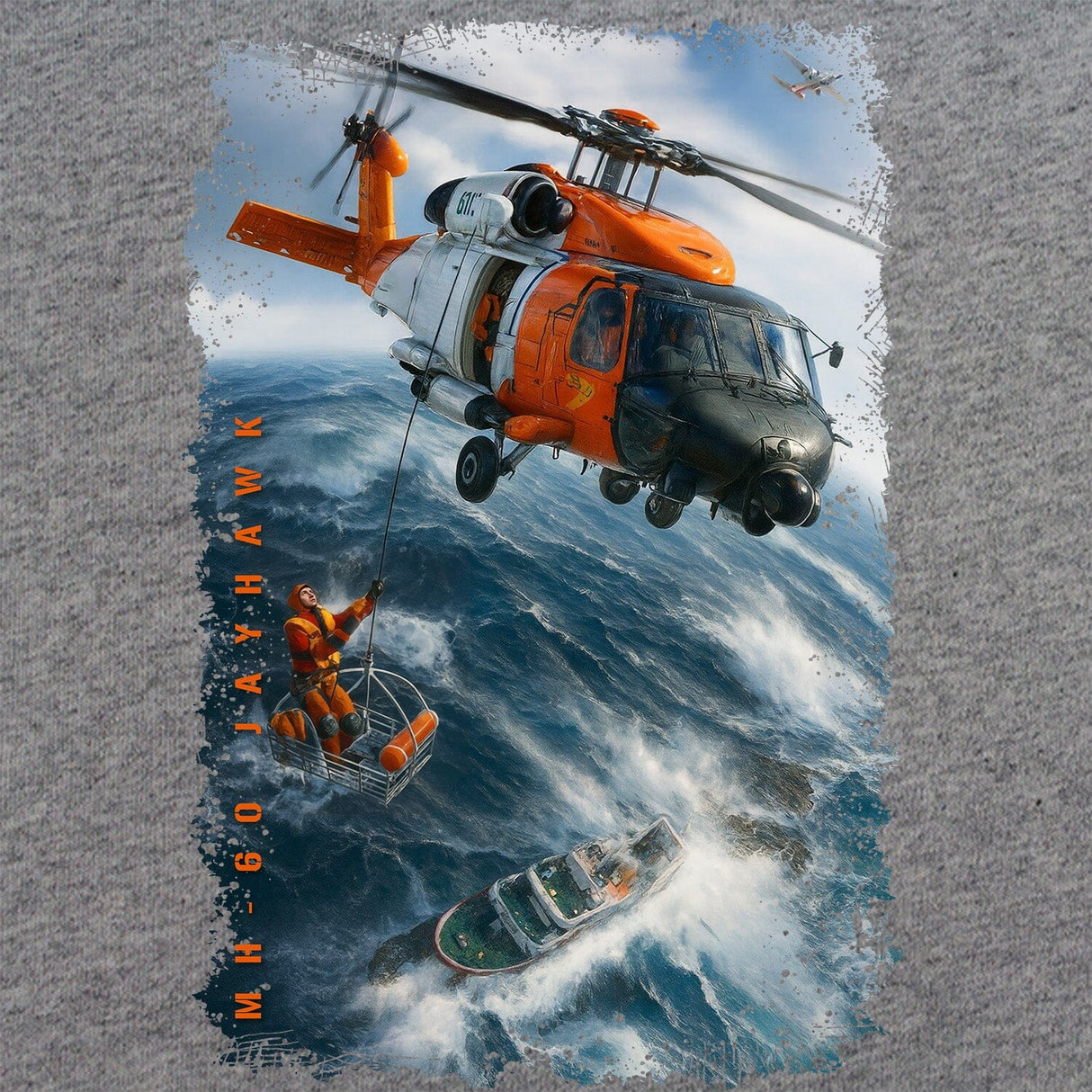 Coast Guard Jayhawk T-Shirt Shirts