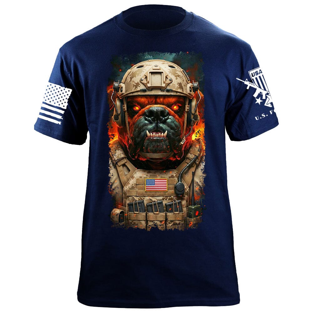 Devil Dog T-Shirt Shirts 88025-S-NAVY