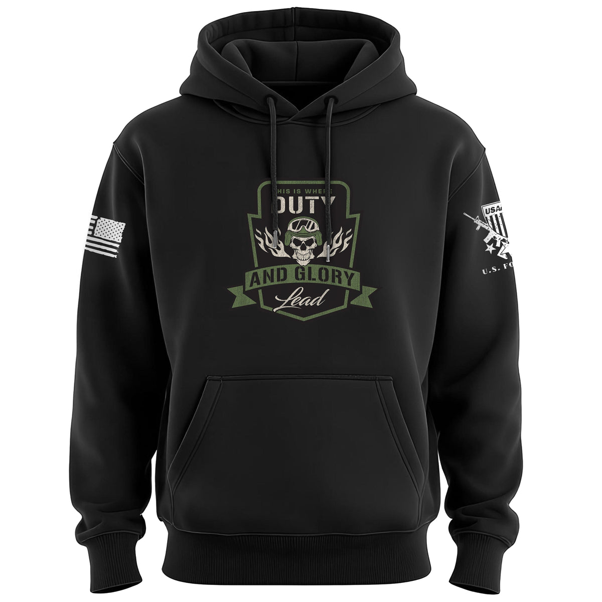 Duty and Glory Lead Graphic Hoodie Hoodies