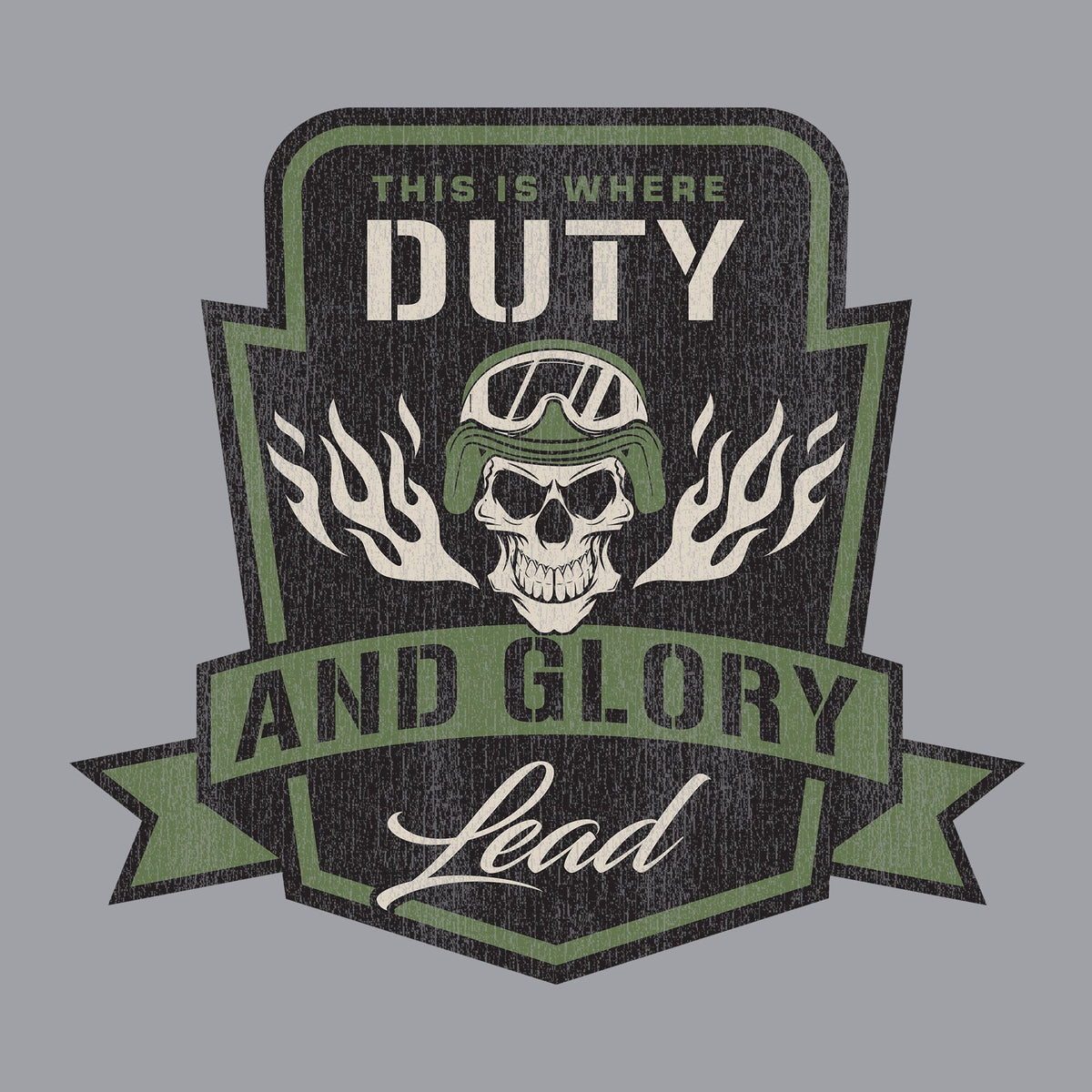 Duty and Glory Lead Graphic Hoodie Hoodies