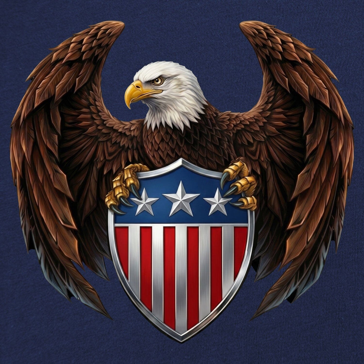 USA Eagle Shield T-Shirt *NEEDS TSHIRT IMAGES* Shirts 88202-S-NAVY