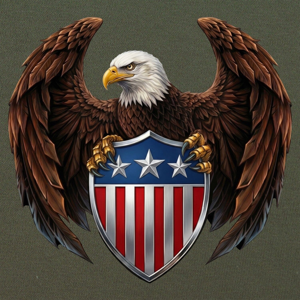 USA Eagle Shield T-Shirt *NEEDS TSHIRT IMAGES* Shirts 88202-S-MG