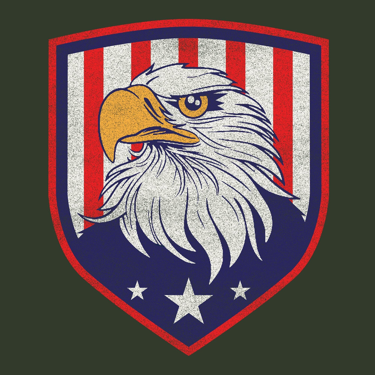Eagle Head 3 Stars Hoodie Hoodies