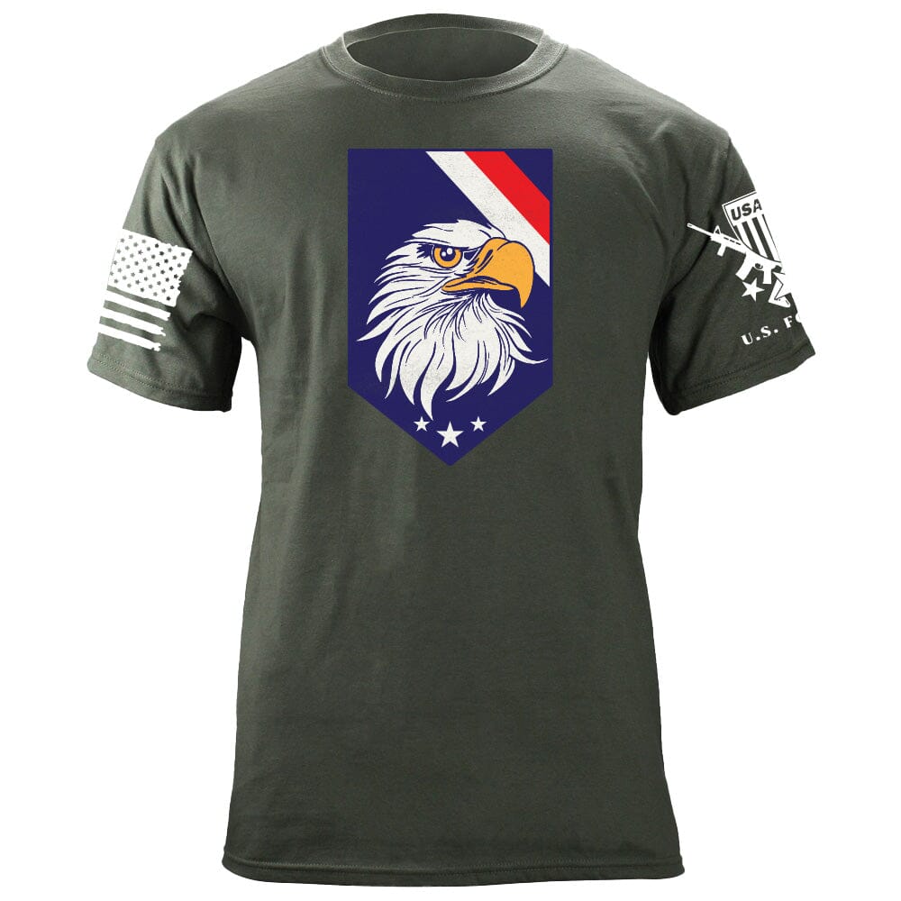 EAGLE HEAD Shield TOP Stripes Tshirt Shirts 87116-3XL-MG