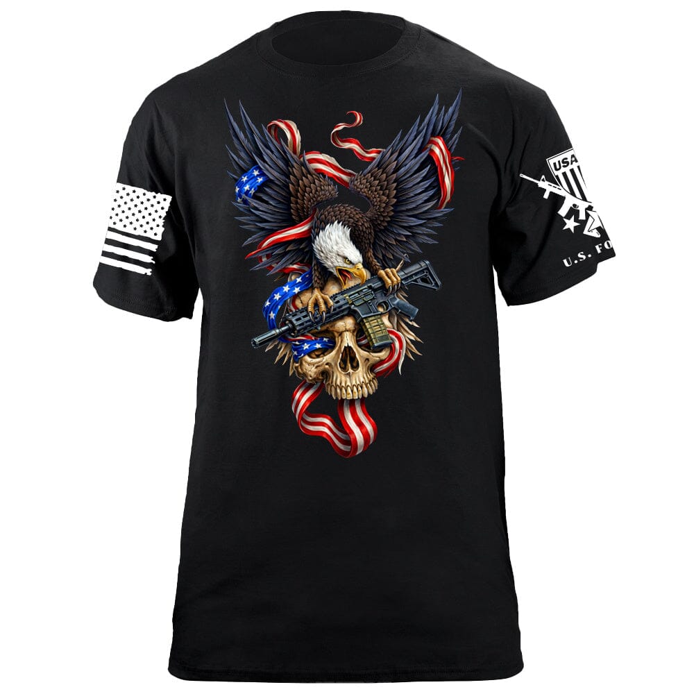Eagle Skull Sig T-Shirt Shirts 88201-S-BK