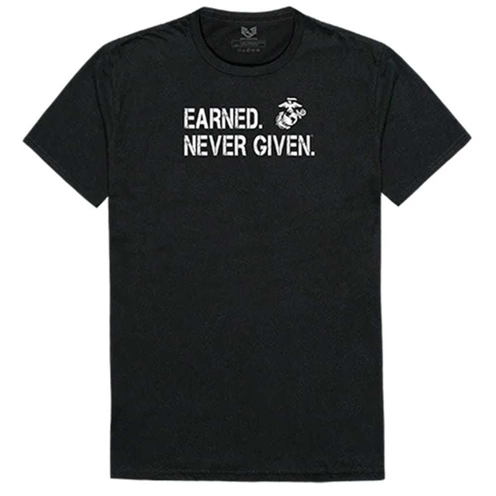 Earned. Never Given. Marine Graphic T-Shirt Shirts