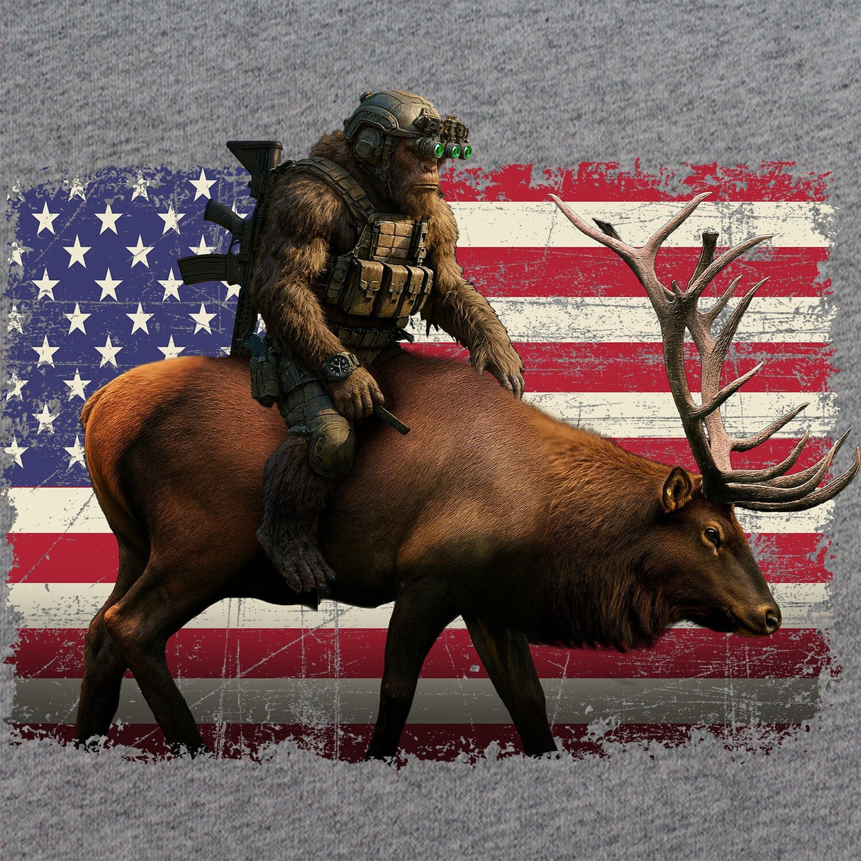 Elk Squatch T-Shirt Shirts