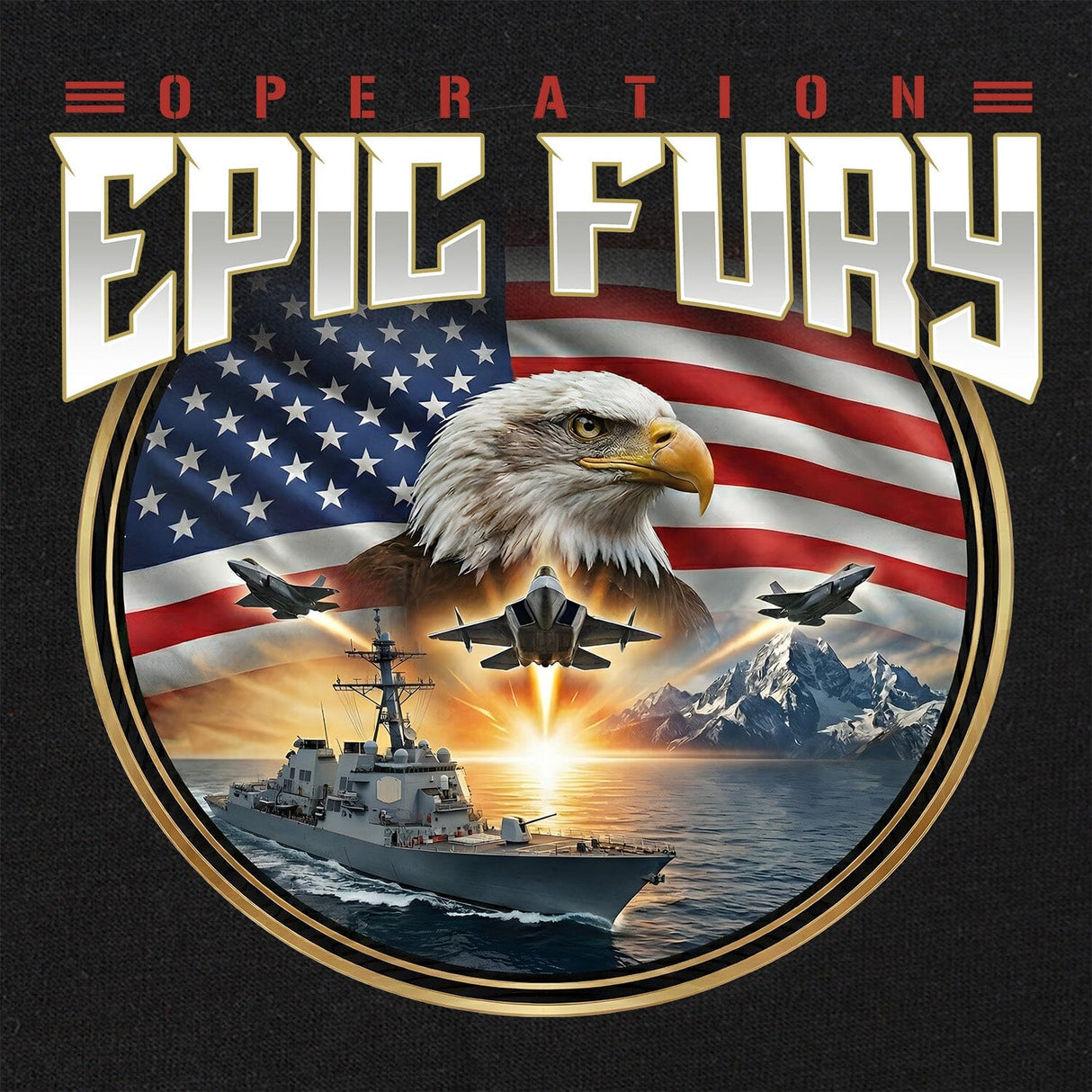 Epic Fury Eagle T-Shirt Shirts