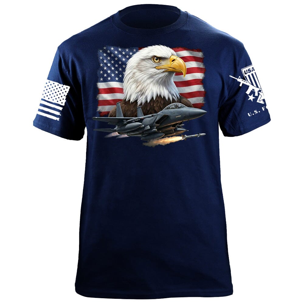 F-15 EX Eagle T-Shirt Shirts 88177-S-NAVY