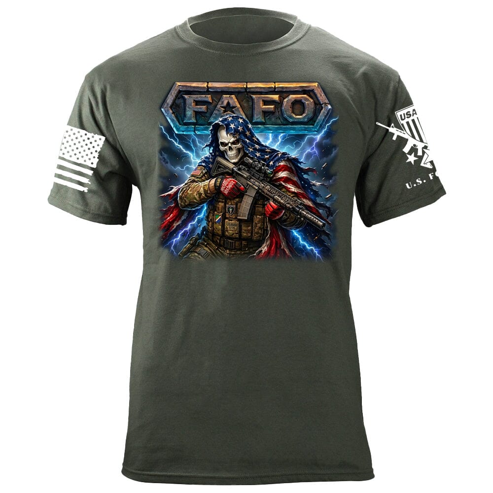 FAFO Skeleton T-Shirt Shirts 88205-S-MG