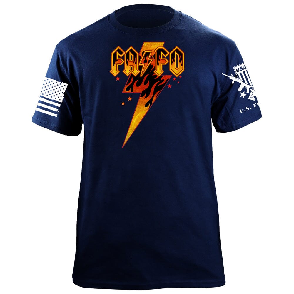FAFO Fire T-Shirt Shirts 87310-S-NAVY
