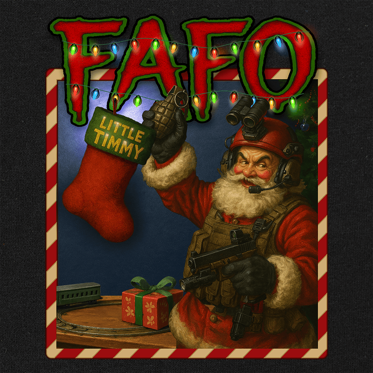 FAFO Santa T-Shirt Shirts