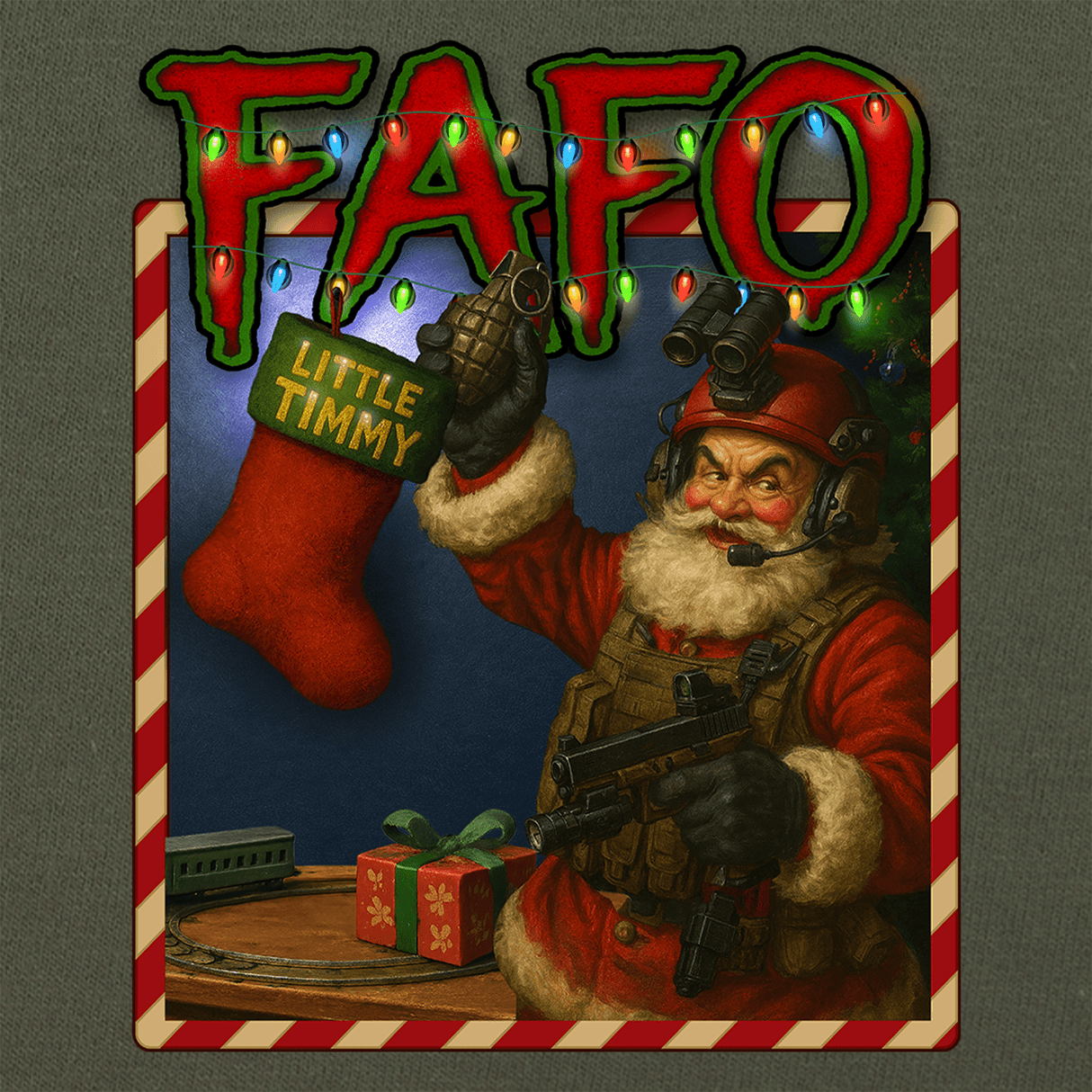 FAFO Santa T-Shirt Shirts