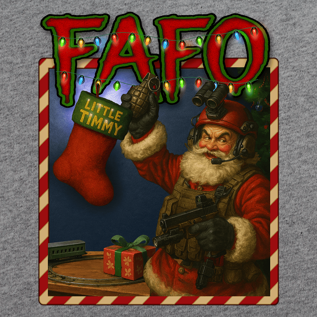 FAFO Santa T-Shirt Shirts