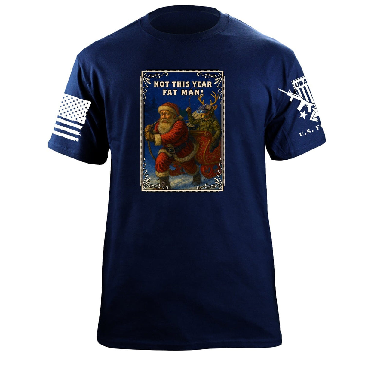 Operation Cringle Strike T-Shirt Shirts 87288-S-NAVY