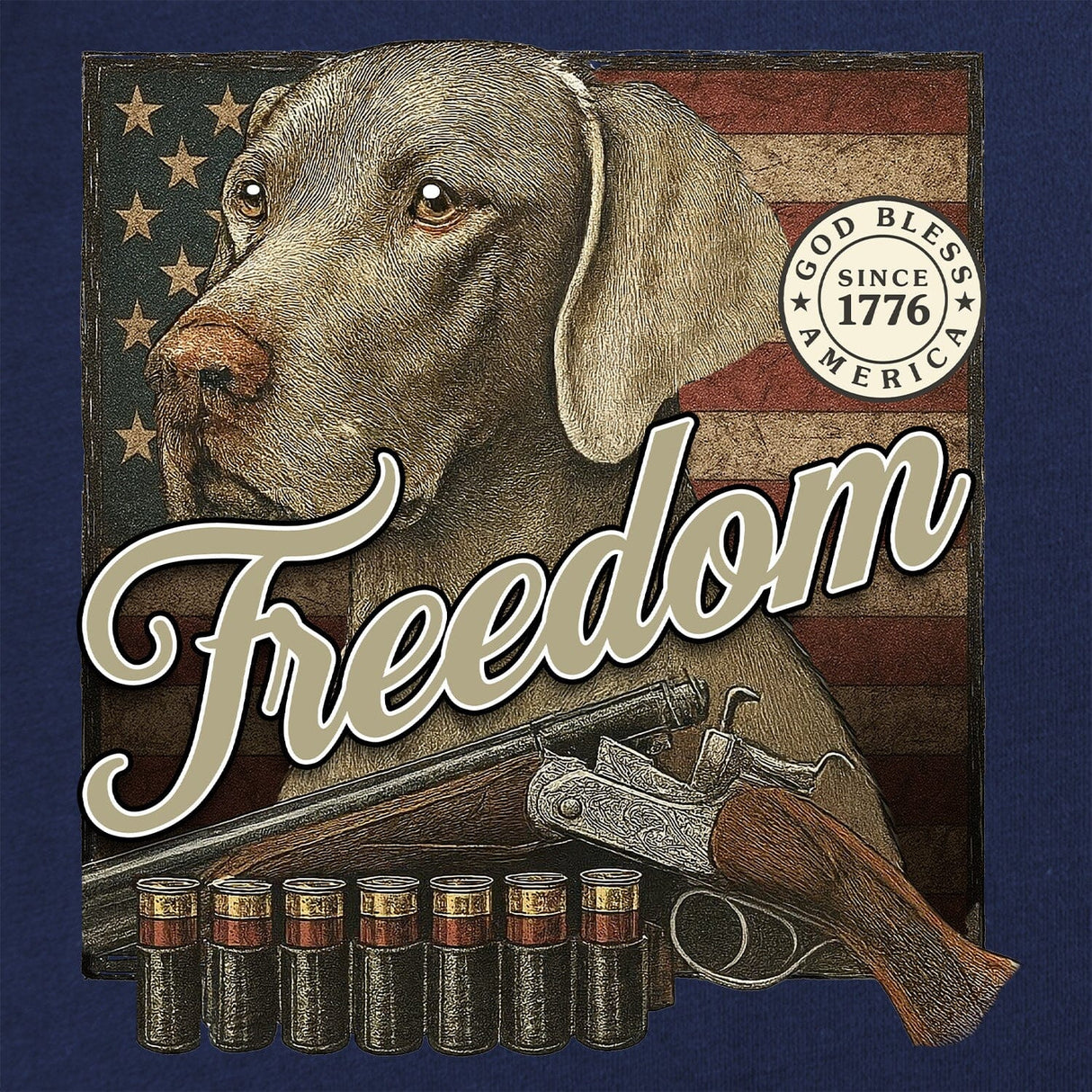 Freedom Dog T-Shirt Shirts