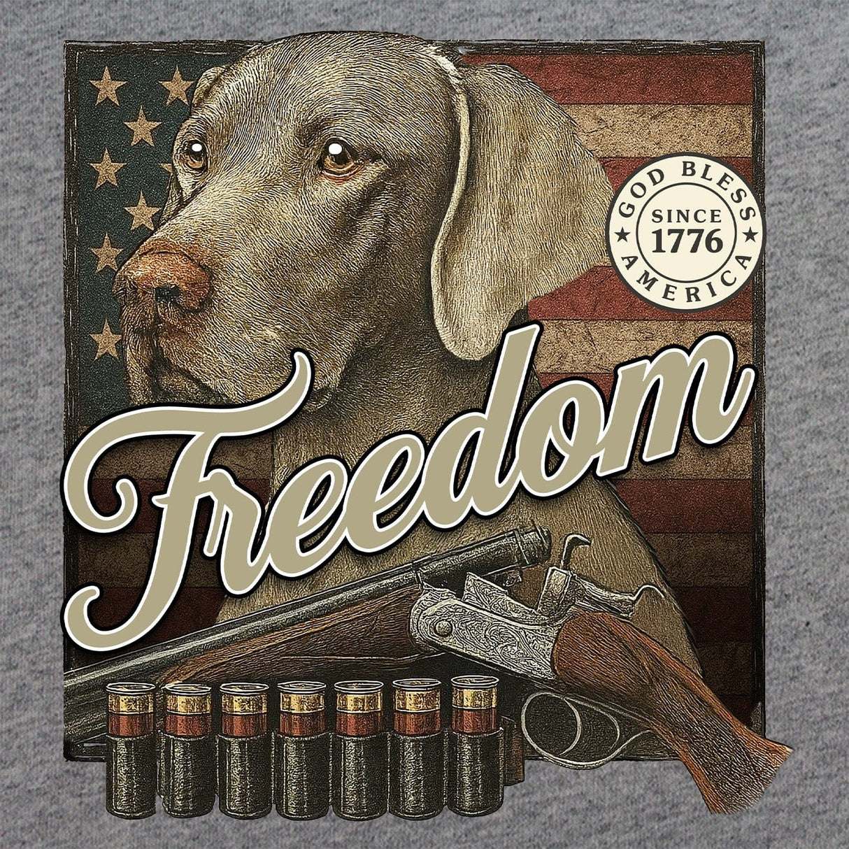 Freedom Dog T-Shirt Shirts